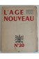 L' Age Nouveau N° 20