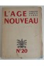 L' Age Nouveau N° 20 - 6 poèmes inédits de R Maria Rilke, Marcello Fabri, Picasso