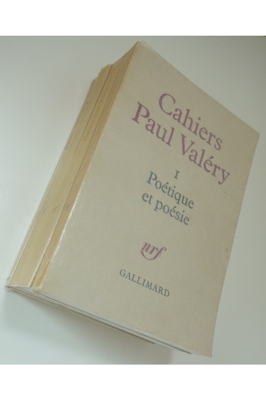 Cahiers Paul Valéry I à 4, série complète, nrf -Gallimard, 1975 - 1986