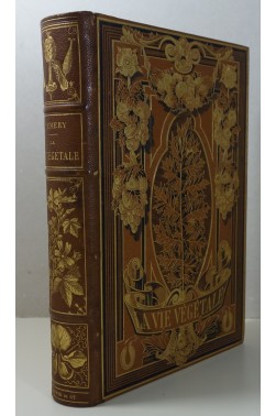 La vie végétale. Histoire des plantes. 10 chromolithographies - Cartonnage Souze