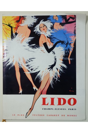 Plaquette du LIDO - spectacle Au plaisir - décembre 1959 photos