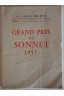 Grand Prix du Sonnet 1957. Edition originale numérotée.