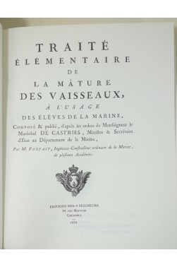 Traité Elémentaire de la Mâture des Vaisseaux à l'Usage des Elèves de la Marine