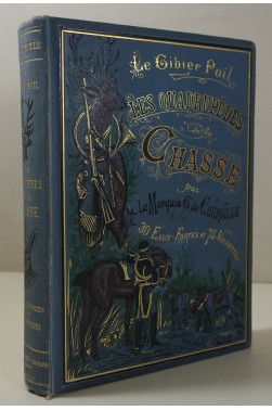 Le Gibier poil. Les quadrupèdes de la chasse. 30 eaux-fortes par Karl Bodmer. Catrtonnage polychrome