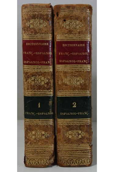 Diccionario Frances-Espanol y Espanol-Frances - Rey y Gravier 1833 2/2