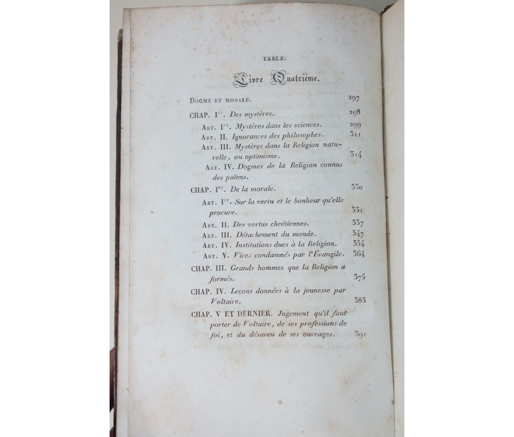 VOLTAIRE, Apologiste de la Religion Chrétienne par MERAULT
