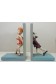 Serre-livre TEX AVERY x2 : Loup + Pin-up. Démons et Merveilles - Turner, 1997 - RARE