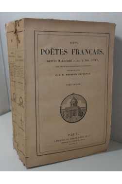 PROSPER POITEVIN. Petits Poëtes français depuis Malherbe jusqu'à nos jours 2/2 - 1880