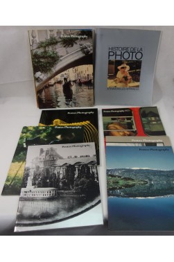 9 revues PENTAX photography, n° 1 à 7 - RARE, HASKINS + histoire photographie appareils