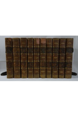 DULAURE. Histoire de PARIS, 10 tomes - complet. GUILLAUME, 1829, nombreuses gravures