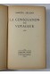 Marcel ARLAND. La consolation du voyageur - S.P. - STOCK, 1952