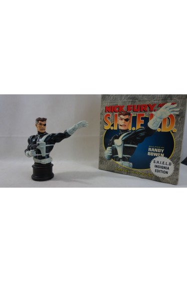 MARVEL mini-bust - NICK FURY agent of S.H.I.E.L.D. INSIGNIA