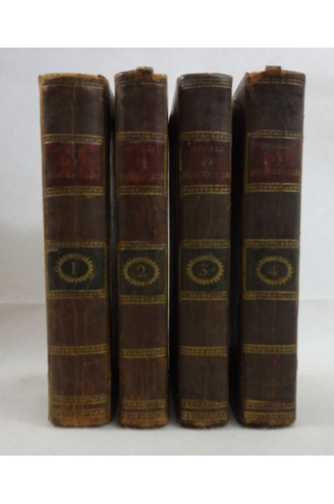 MONTESQUIEU. L'Esprit des Loix - LOIS - tomes 1 à 4, COMPLET - 1805, Chez Leroy, RARE