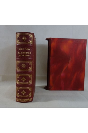 La disgrâce de Turgot. Grand prix des meilleures oeuvres historiques, Sauret, numéroté sur vergé d'Arches