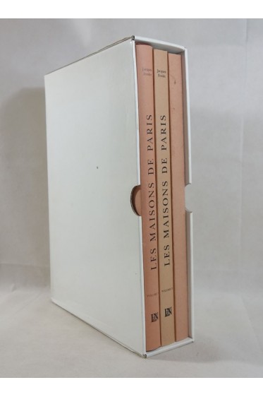 Jacques FREDET. Les MAISONS de PARIS - coffret en 3 volumes, grands plans . ARCHITECTURE - 2003