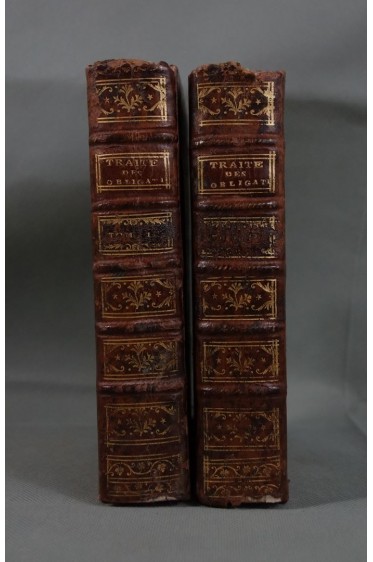 Oeuvres de M. POTHIER. Traités des obligations , 1768 - Complet 2 tomes, DROIT