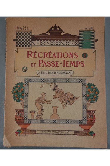 EO, D'ALLEMAGNE. Récréations et Passe-Temps - Planches couleurs, 1905. RARE JEUX