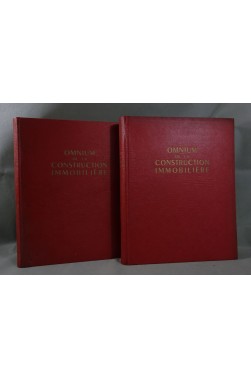 OMNIUM de la CONSTRUCTION immobilière - 1956 - 2 forts volumes illustrés RARE