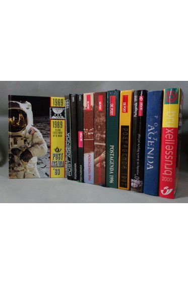 Lot 11 POSTAGENDA de 1989 à 2001. Belgica - Brussel - D-DAY - Amadeus - DE POST