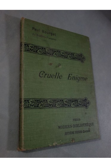 Paul BOURGET. Cruelle Enigme - Profils Perdus. Modern-Bibliothèque - illustré
