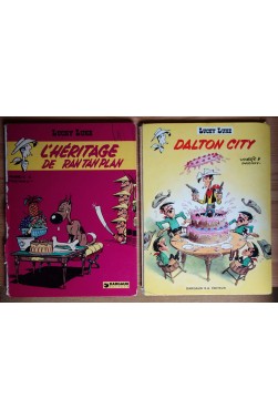 Lucky Luke - Dalton City (1969) + L'Héritage de Rantanplan (1973) - Dargaud, EO -