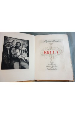 Rolla - Texte et illustrations intégralement gravés à l'eau-forte par Léon Courbouleix