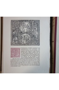 Pensées de Pascal. Compositions et décors dessinés et gravés sur bois par Louis Bouquet - 2 volumes numérotés