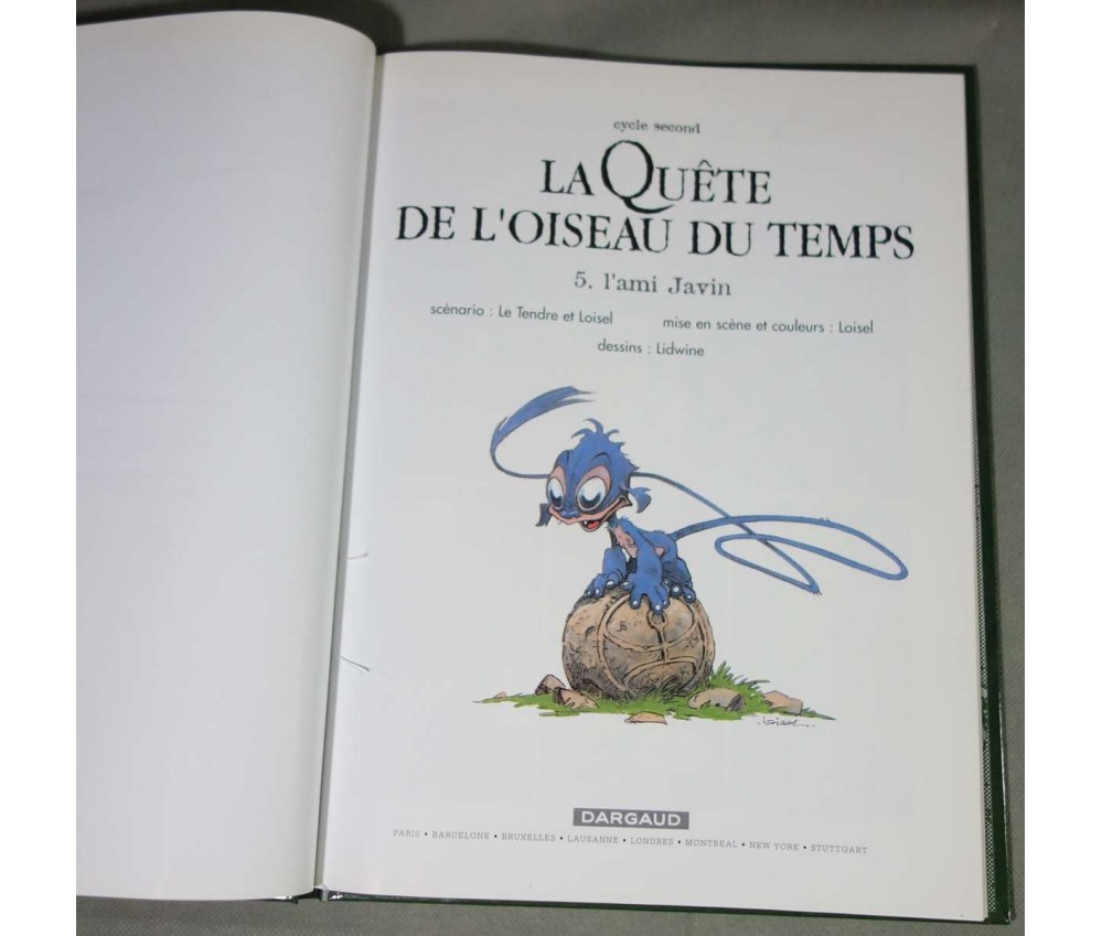 La Qu te De L oiseau Du Temps 1 L ami Javin Loisel