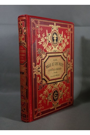 Les mille et une nuits contes arabes - Illustrations de GROBET. CARTONNAGE illustré, Guérin