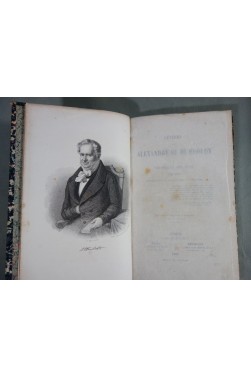 RARE - Lettres de Alexandre de Humboldt à Varnhagen von Ense (1827-1858) - Portrait