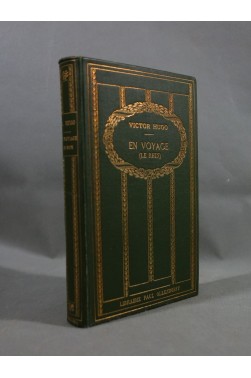 RELIURE ENGEL - Morceaux choisis de Victor HUGO En Voyage. Librairie Ollendorff, sur vergé