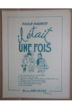 Il était une fois - 7 morceaux pour piano - Paule Maurice - Ed. Billaudot -