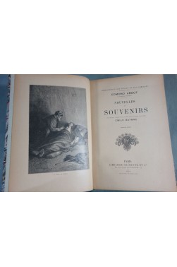Edmond ABOUT. Nouvelles et Souvenirs - 13 gravures d'après Emile Bayard. Hachette, 1913