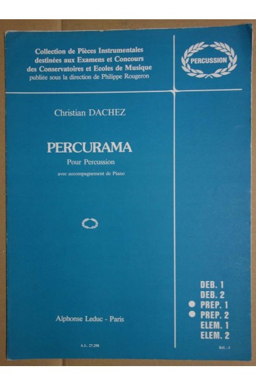 PERCURAMA PERCUSSION ET PIANO (COLLECTION ROUGERON) [Broché]