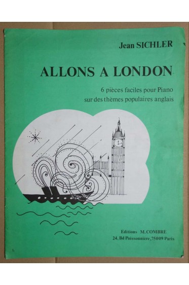 ALLONS A LONDON 6 Pièces faciles pour Piano [Partition]