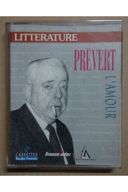 L' Amour - J. Prevert - Cassette audio Radio France, 1992 -