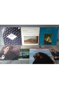 LOT x7 Vinyles 12" 33 tours LP - BRAHMS, Oistrakh - SCHUMANN - GERSHWIN, Labèque