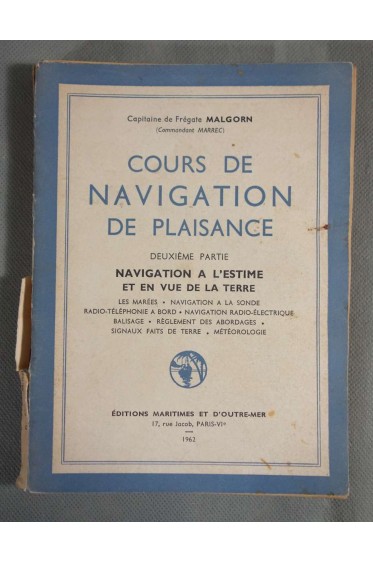 Cours de Navigation de Plaisance - Deuxième partie -