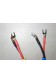 Cables enceintes montés 4mm2 Monster XP 2x 2,20m + fiches banane + fourches plaquées or