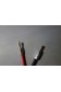 Cables enceintes montés 4mm2 Monster XP 2x 2,20m + fiches banane + fourches plaquées or