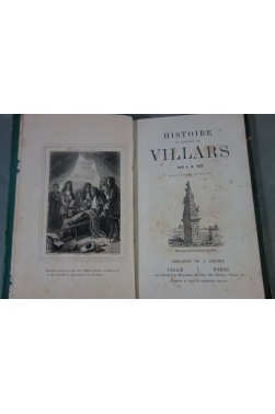 Histoire du maréchal de Villars par J. E. ROY - Librairie Lefort, 1873 - cartonnage