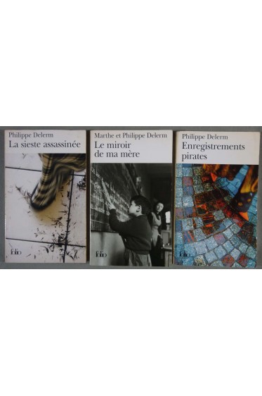 Lot: La sieste assassinée + Le miroir de ma mère + Enregistrements pirates -
