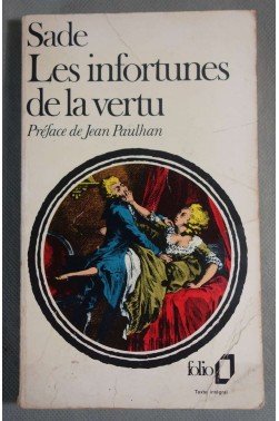 Les infortunes de la vertu - Sade - Folio, 1987 -