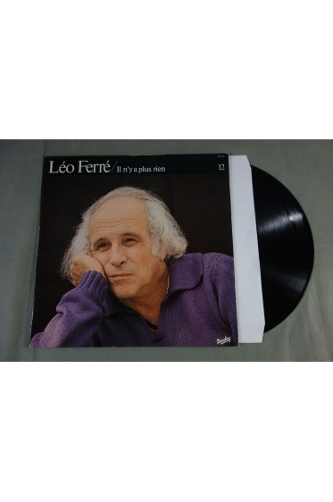 Léo Ferré 12 Il n'y a plus rien - Barclay 90 312 - LP Disques 12" 33 tours 1973