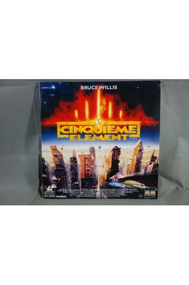Le Cinquième élément x2 Laser Disc + Pochette illustrée - Bruce Willis - Luc Besson