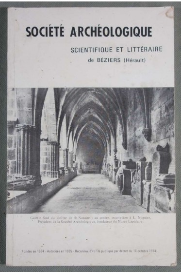 Société Archéologique, scientifique et littéraire de Béziers - 1975 -