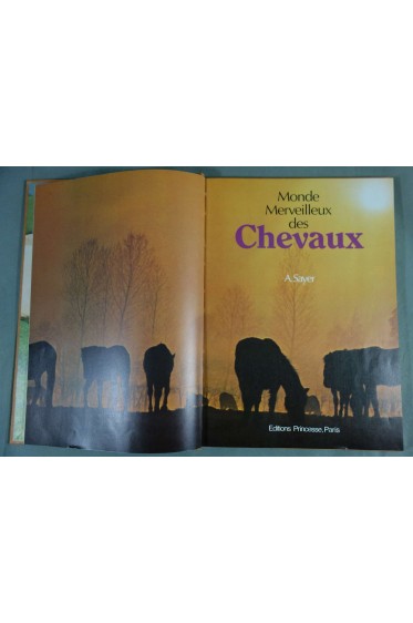 Monde merveilleux des chevaux. [Cartonné]