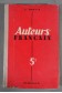Auteurs francais, textes pour la lecture et l'explication, classe de 5e [Reli...