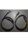 Cables enceintes montés Norstone Flat 2,5mm2 OFC 2x 2,30m + bananes + Fourches