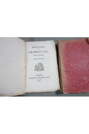 Histoire de Charles XII, par Voltaire. Tome I et II - Ménard et Dessenne, 1821
